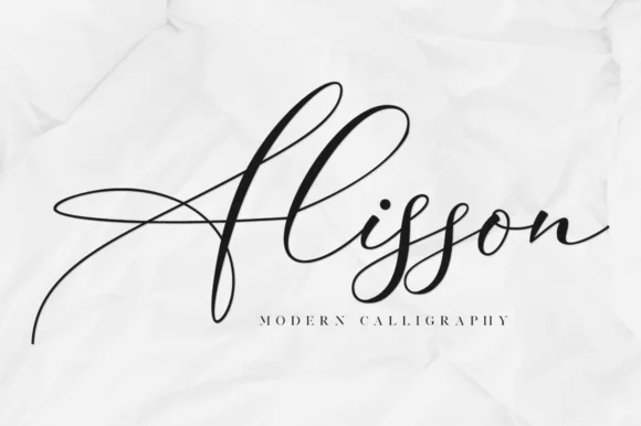 Alisson Script Font by fanastudio — Script Handwritten Font