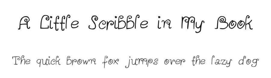 A Little Scribble in My Book