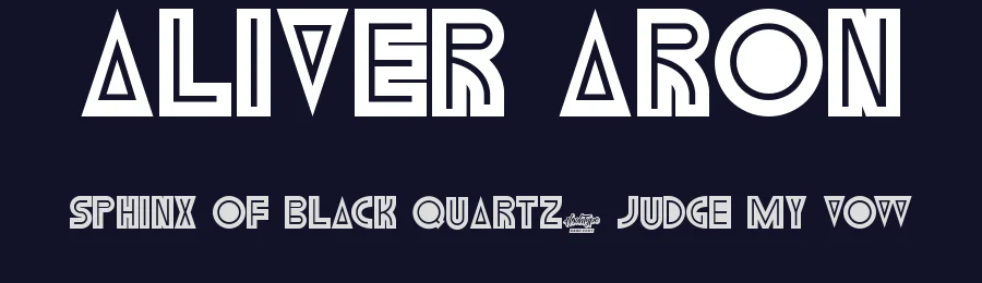 Aliver Aron by Noah Type — Decorative Font — thumbnail 2