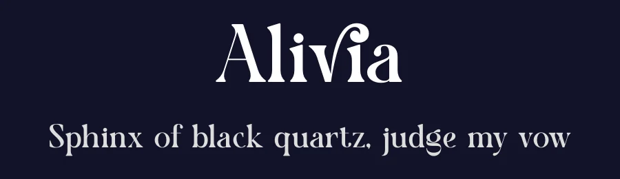 Alivia by Muflieart — Serif Font — thumbnail 2