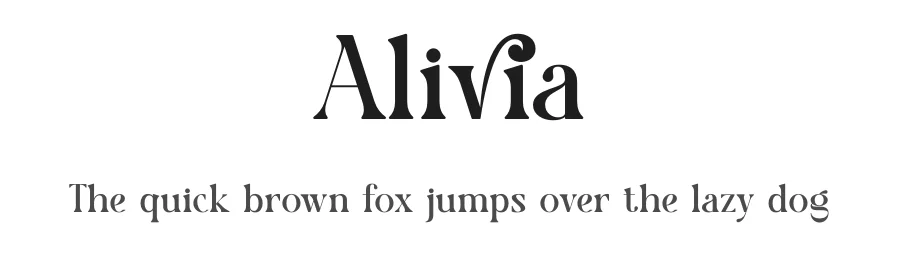 Alivia by Muflieart — Serif Font