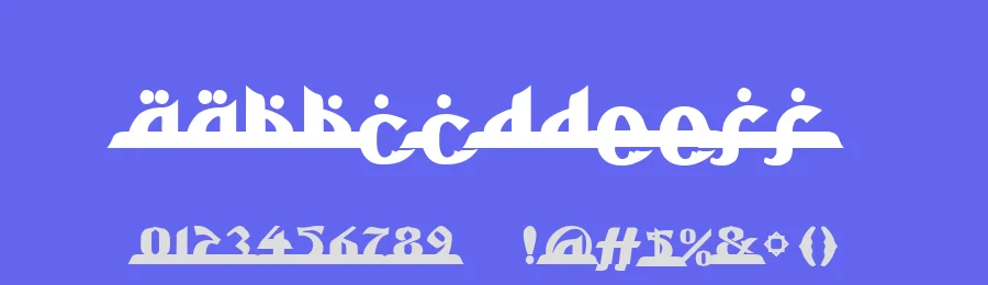 Alkhoufi by Upan Sulfan — Decorative Font — thumbnail 3