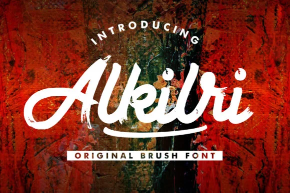Alkilri Font by Vunira โ Script Handwritten Font