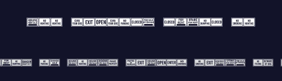 All Purpose Signs JL by Jeff Levine — Dingbats Font — thumbnail 2