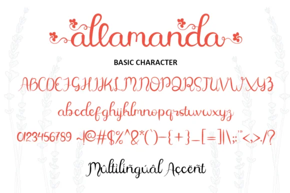 Allamanda Font by illushvara — Script Handwritten Font — thumbnail 8
