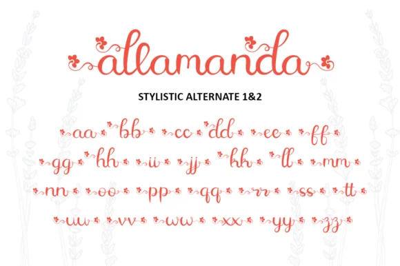 Allamanda Font by illushvara — Script Handwritten Font — thumbnail 9