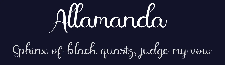 Allamanda by Illushvara — Script Handwritten Font — thumbnail 2