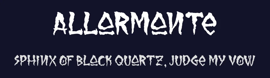 Allarmante by Letterhend Studio — Decorative Font — thumbnail 2