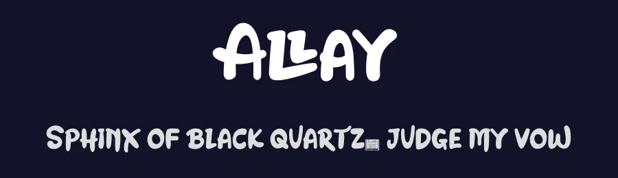 Allay by twinletter — Decorative Font — thumbnail 2