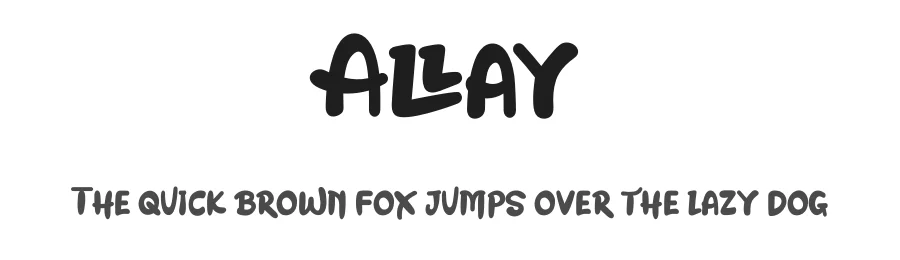 Allay by twinletter β Decorative Font