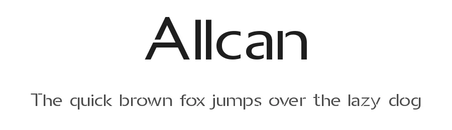 Allcan by Edric Studio β Sans Serif Font