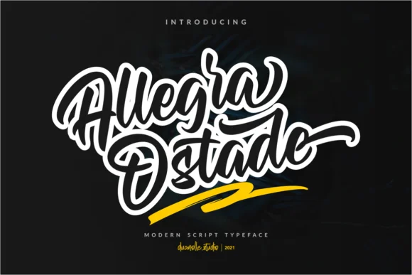 Allegra Ostade Font by duanollestudio — Script Handwritten Font