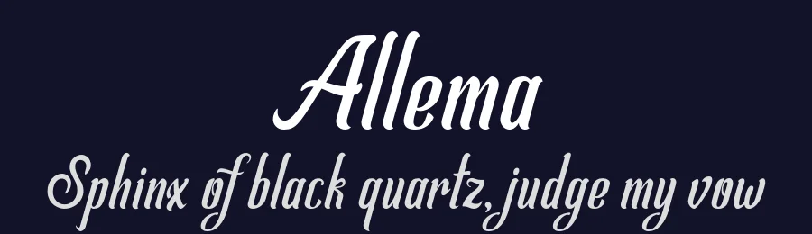 Allema by Aktab Studio — Script Handwritten Font — thumbnail 2