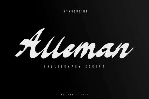 Alleman Font by Mozyen Studio — Script Handwritten Font