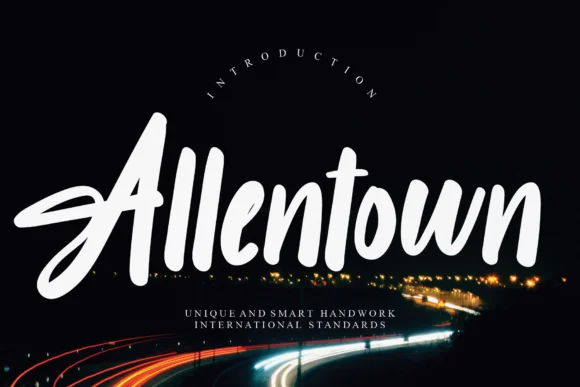 Allentown Font by andikastudio by andikastudio — Script Handwritten Font
