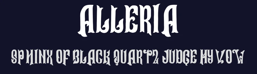 Alleria by Typegenic Studio — Decorative Font — thumbnail 2