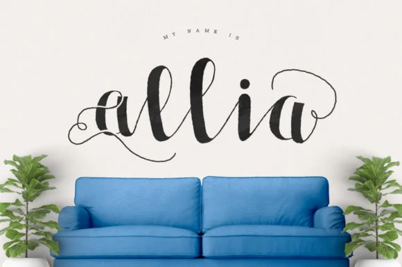 Allia Font by Maulana Creative — Script Handwritten Font