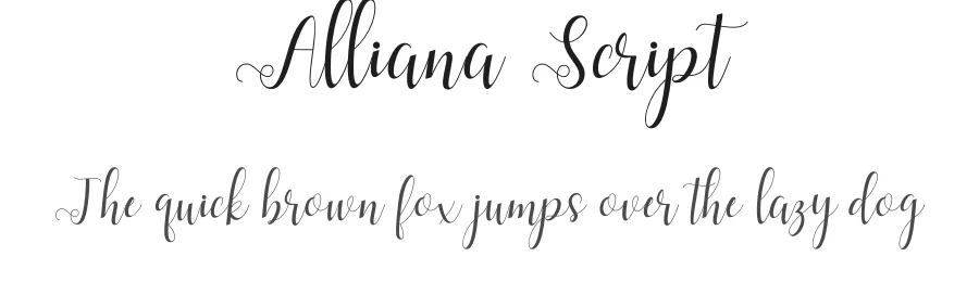 Alliana Script