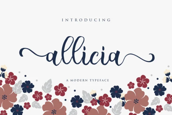 Allicia Font by fanastudio — Script Handwritten Font