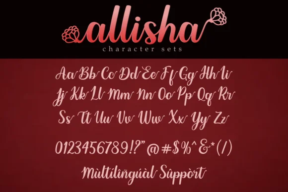 Allisha Font by Deedeetype — Script Handwritten Font