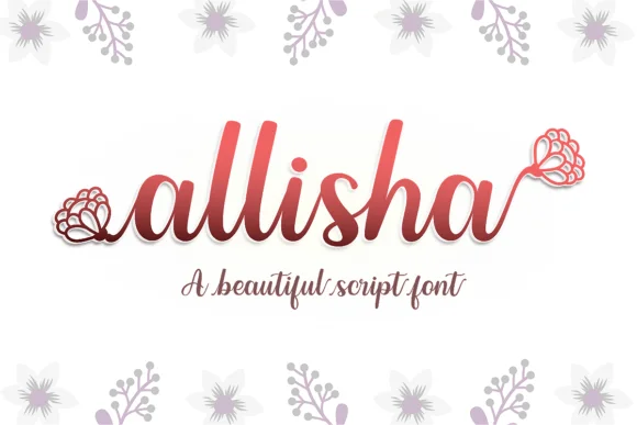 Allisha Font by Deedeetype — Script Handwritten Font — thumbnail 3
