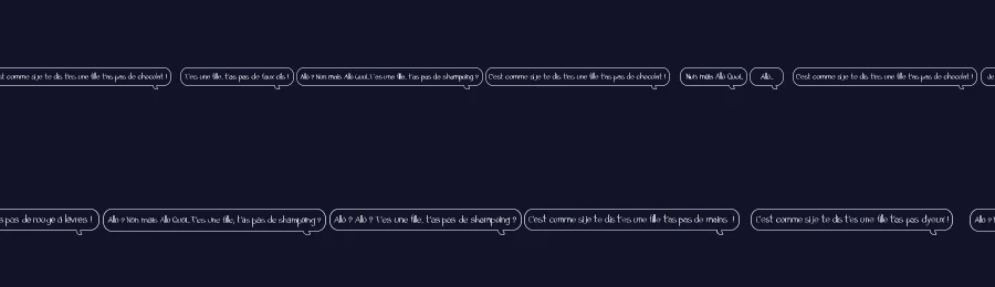 Allo t'as pas de shampoing by Le Pape — Dingbats Font — thumbnail 2