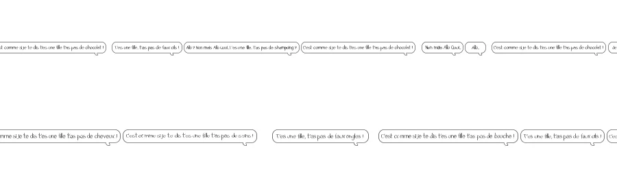 Allo t'as pas de shampoing by Le Pape — Dingbats Font