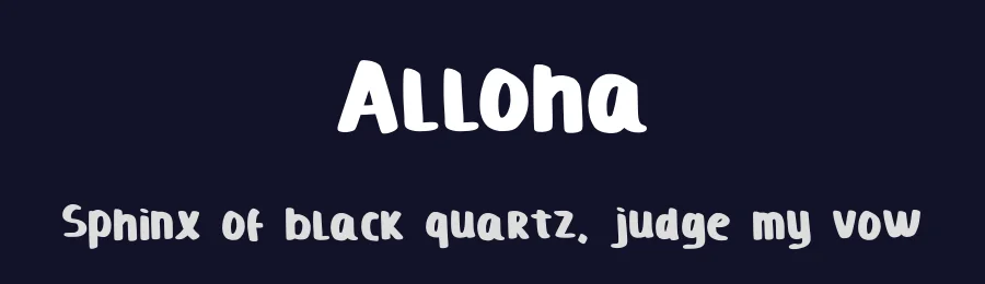 Alloha by Vultype — Script Handwritten Font — thumbnail 2