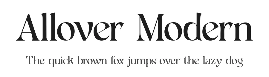 Allover Modern