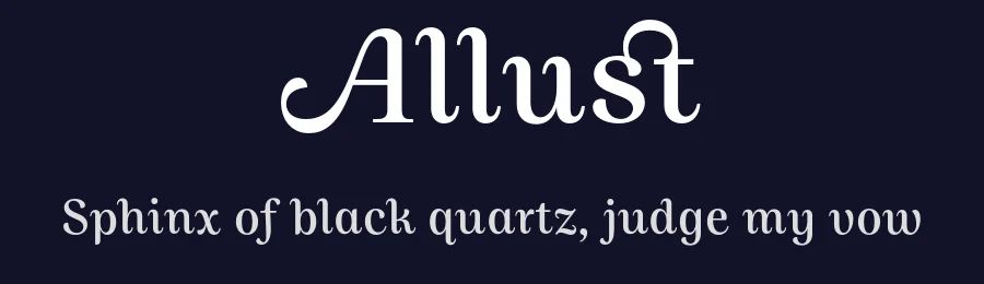 Allust by Yusril Muhtadi — Sans Serif Font — thumbnail 2