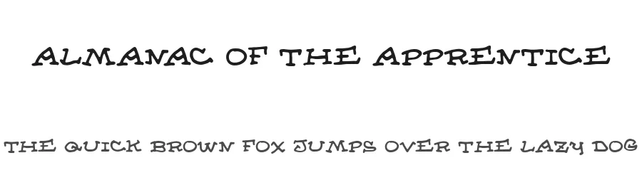 Almanac of the Apprentice