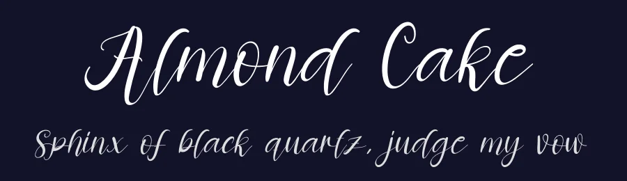 Almond Cake by Scratchones — Script Handwritten Font — thumbnail 2