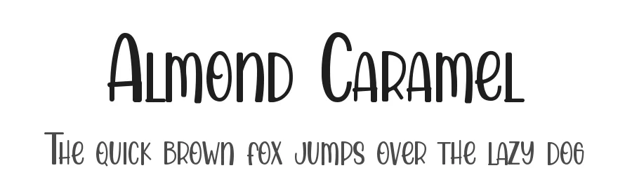 Almond Caramel by DM Letter Studio - Dimas Prasetyo — Decorative Font