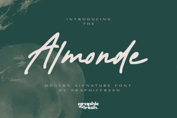 Almonde Font by Graphicfresh — Script Handwritten Font