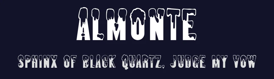 Almonte by Typodermic Fonts — Decorative Font — thumbnail 2