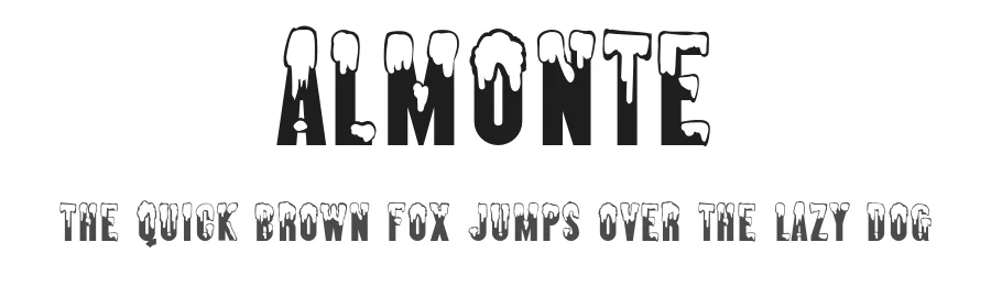 Almonte by Typodermic Fonts — Decorative Font