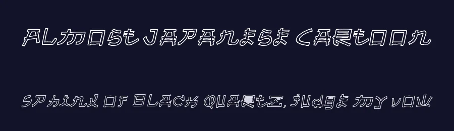 Almost Japanese Cartoon by Galdino Otten Fonts — Decorative Font — thumbnail 2
