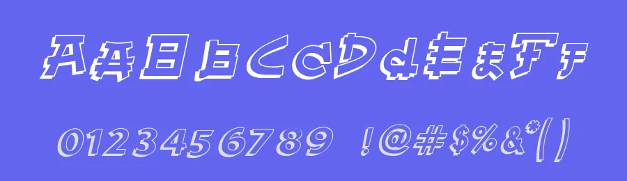 Almost Japanese Comic by Galdino Otten Fonts — Decorative Font — thumbnail 3