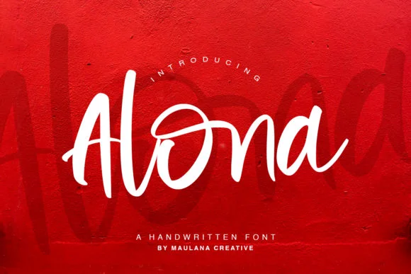 Alona Font by Maulana Creative — Script Handwritten Font