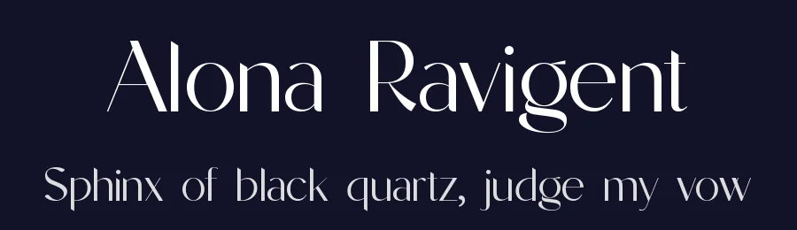 Alona Ravigent by UI Creative — Sans Serif Font — thumbnail 2