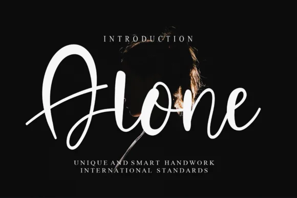 Alone Font by Misterletter.co by Misterletter.co — Script Handwritten Font