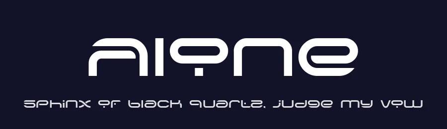 Alone by HansCo — Display Font — thumbnail 2