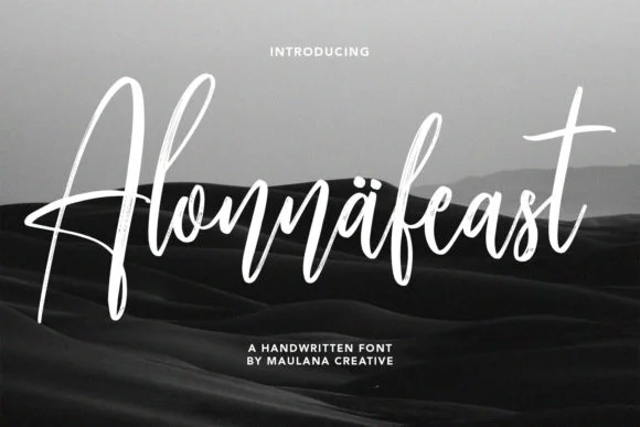 Alonnafeast Font by Maulana Creative — Script Handwritten Font