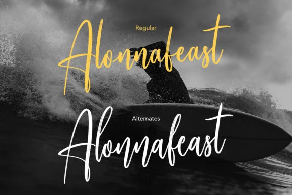Alonnafeast Font by Maulana Creative — Script Handwritten Font — thumbnail 8