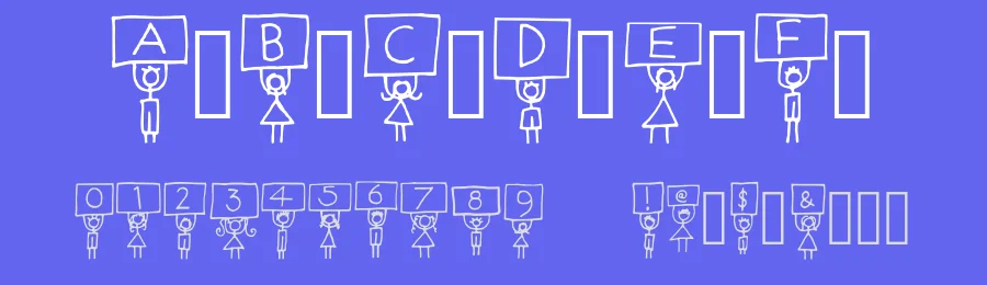 Alpha Kids by Shelley Evans — Decorative Font — thumbnail 3