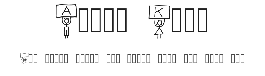 Alpha Kids by Shelley Evans β Decorative Font