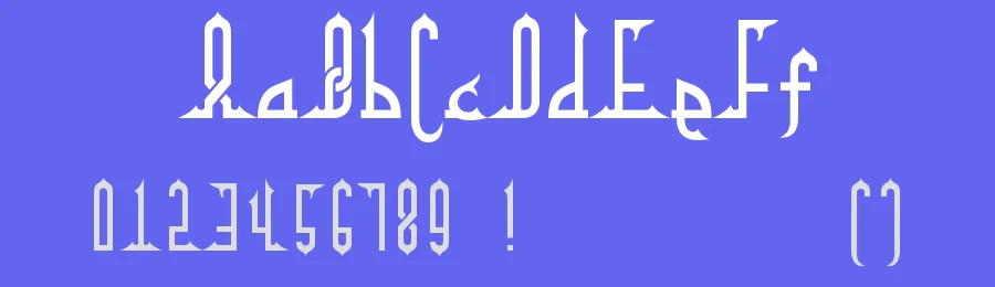 Alpha Kufi by Agung Yuwanda — Decorative Font — thumbnail 3