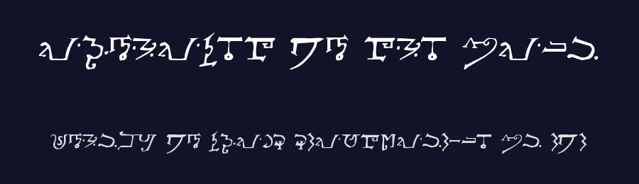 Alphabet of the Magi — Dingbats Font — thumbnail 2