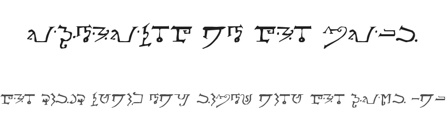 Alphabet of the Magi — Dingbats Font