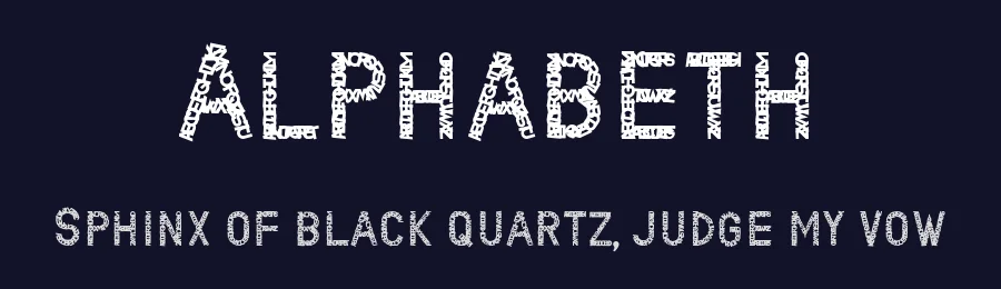 Alphabeth by Indra Gunawan — Decorative Font — thumbnail 2